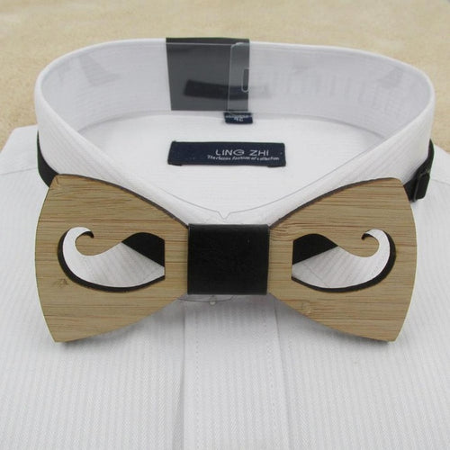 Hot Fashion Mens Wooden Bow Tie