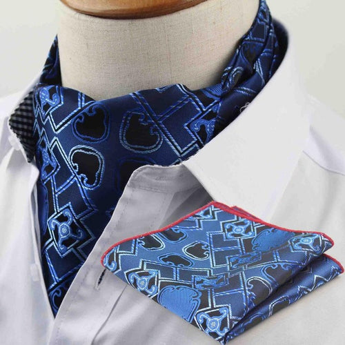 Pocket Square Set Formal Necktie Hankerchief