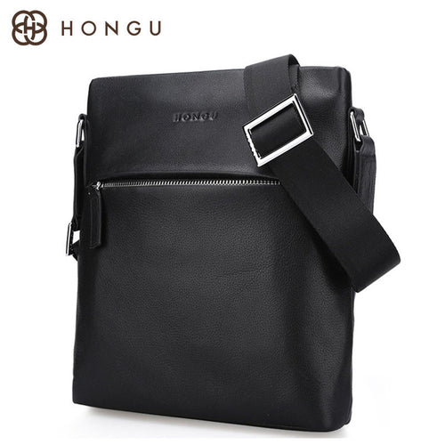 Men Crossbody Bags Genuine Cow Leather