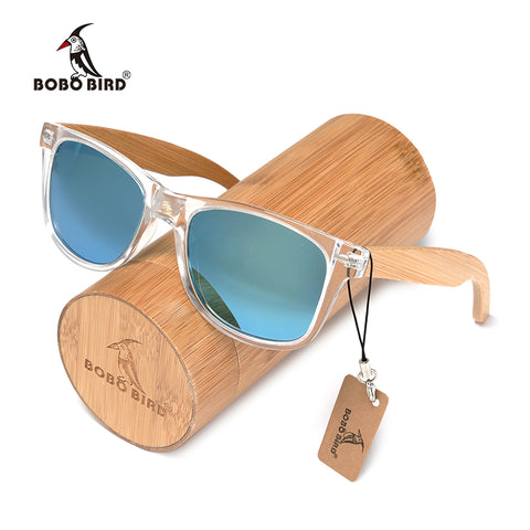 Bamboo Wood Sunglasses Brown / Black